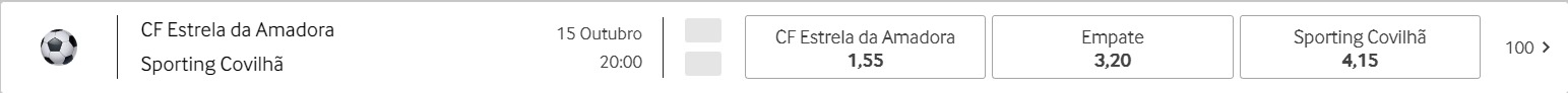 CF Estrela da Amadora vs Sporting Covilhã