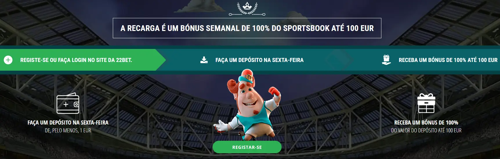 100% De recarga até 100 euros