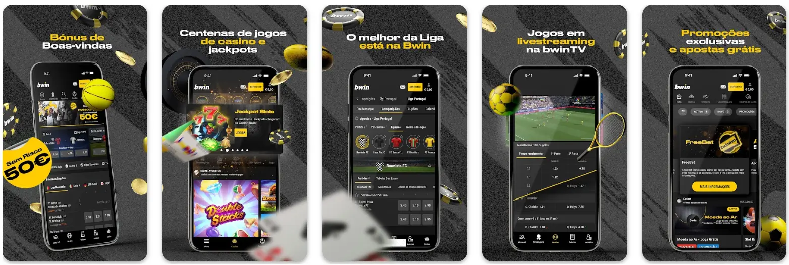 Aplicação móvel Bwin para Android