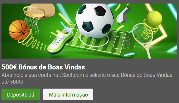 Bónus de 100% até 500 euros