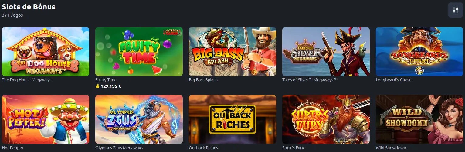 Slots de Bónus Betano
