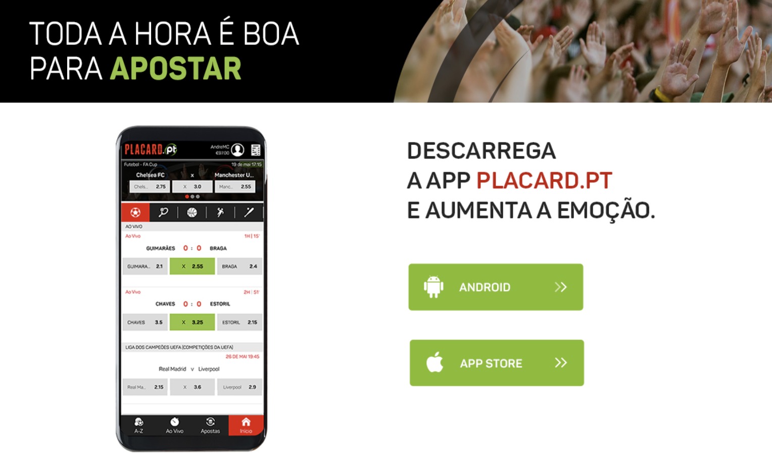 Aplicação móvel – Placard.PT