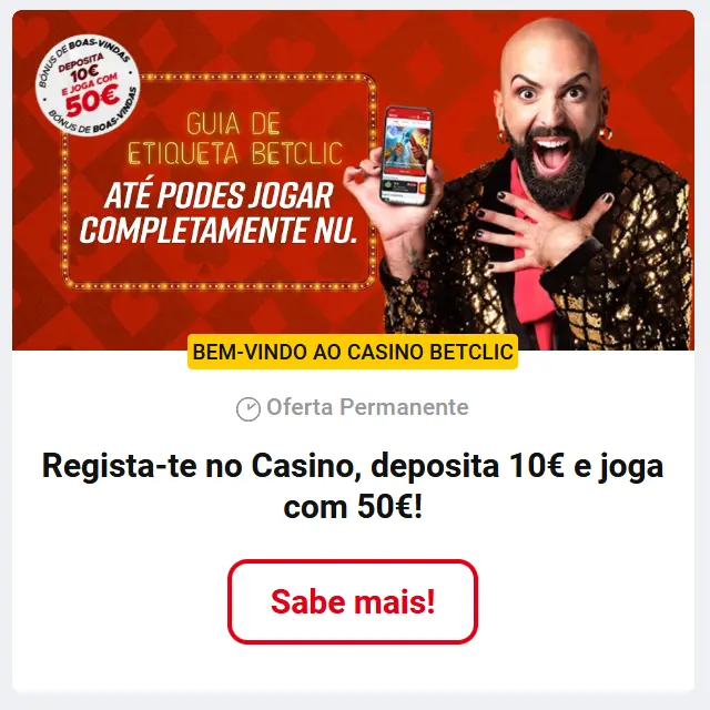 Bónus de boas-vindas casino