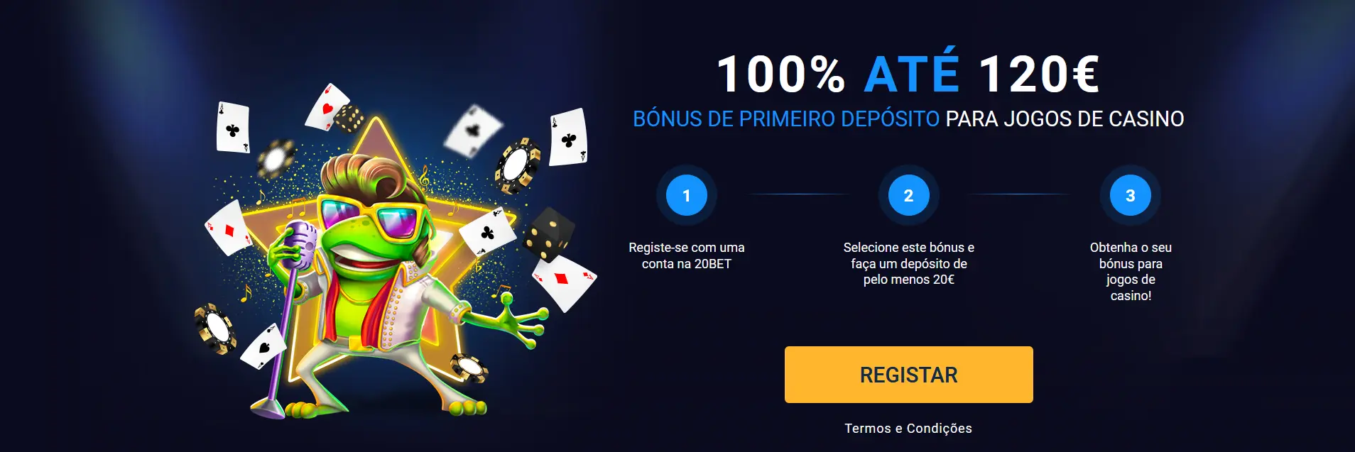 Bónus de primeiro depósito do casino