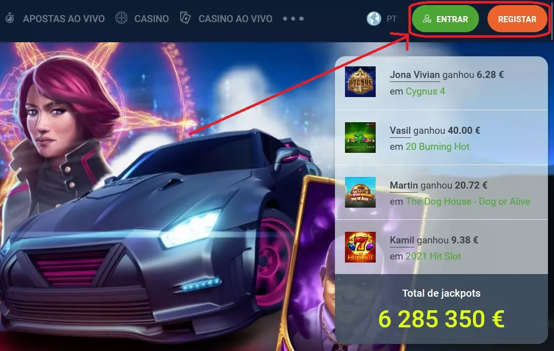 Como se registar no 20Bet