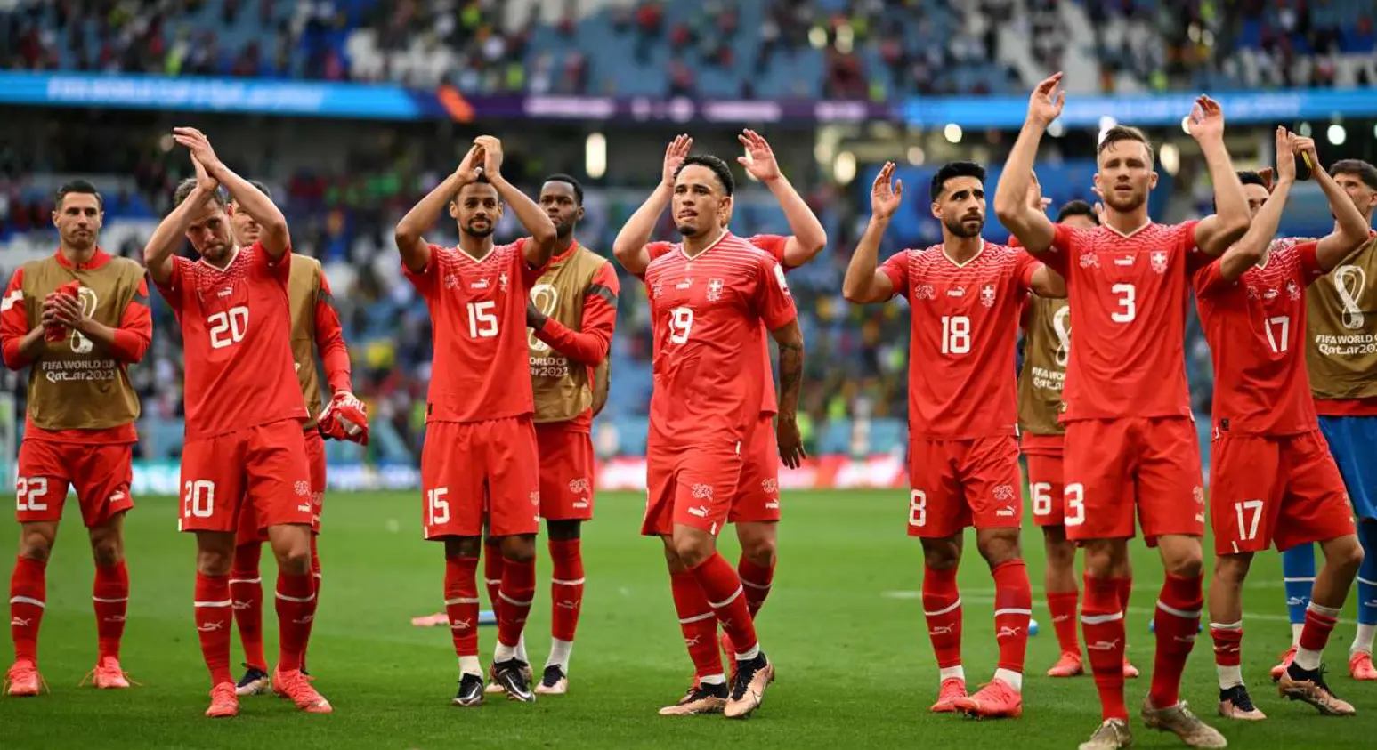 A equipa da Suíça para o Euro 2024