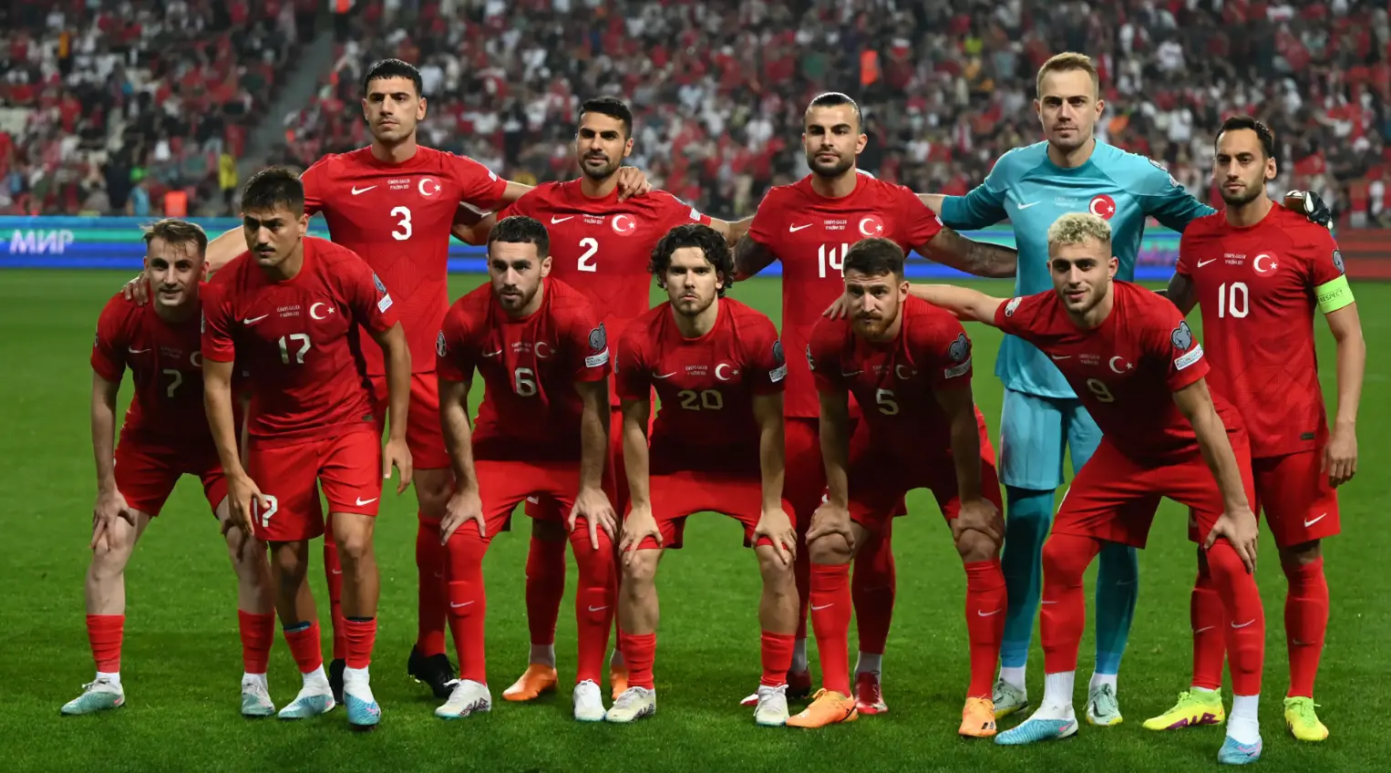 A seleção turca para o Euro 2024
