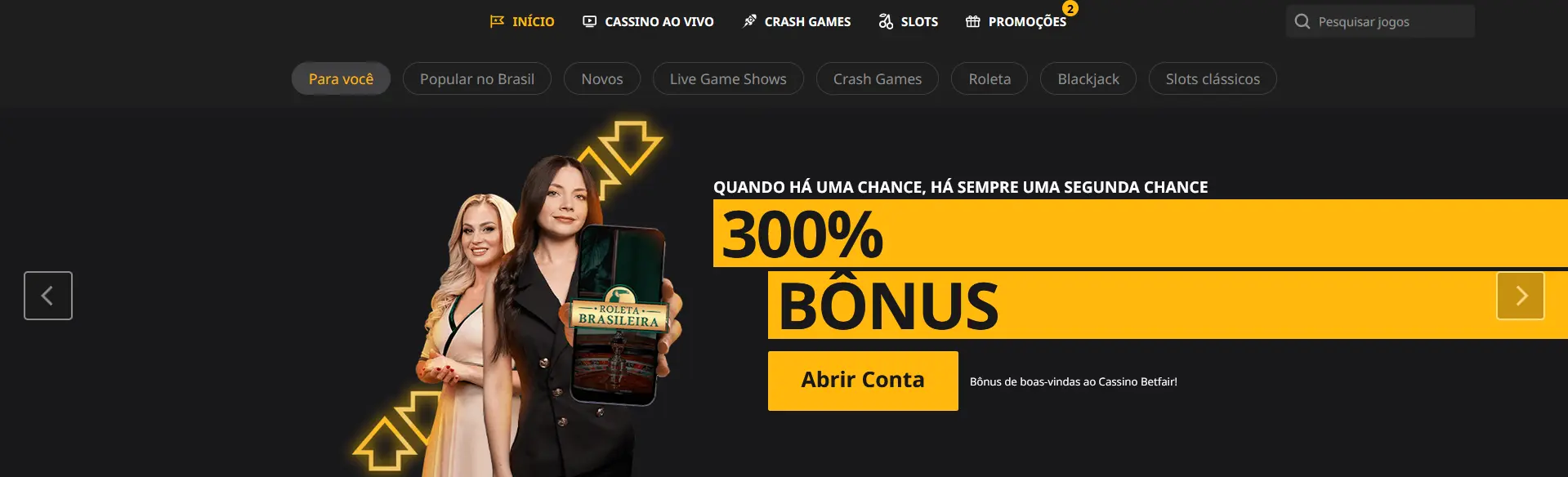 Casino na Betfair