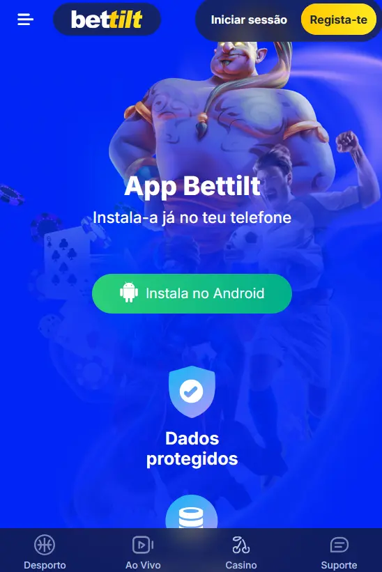 Aplicação móvel Bettilt para Android