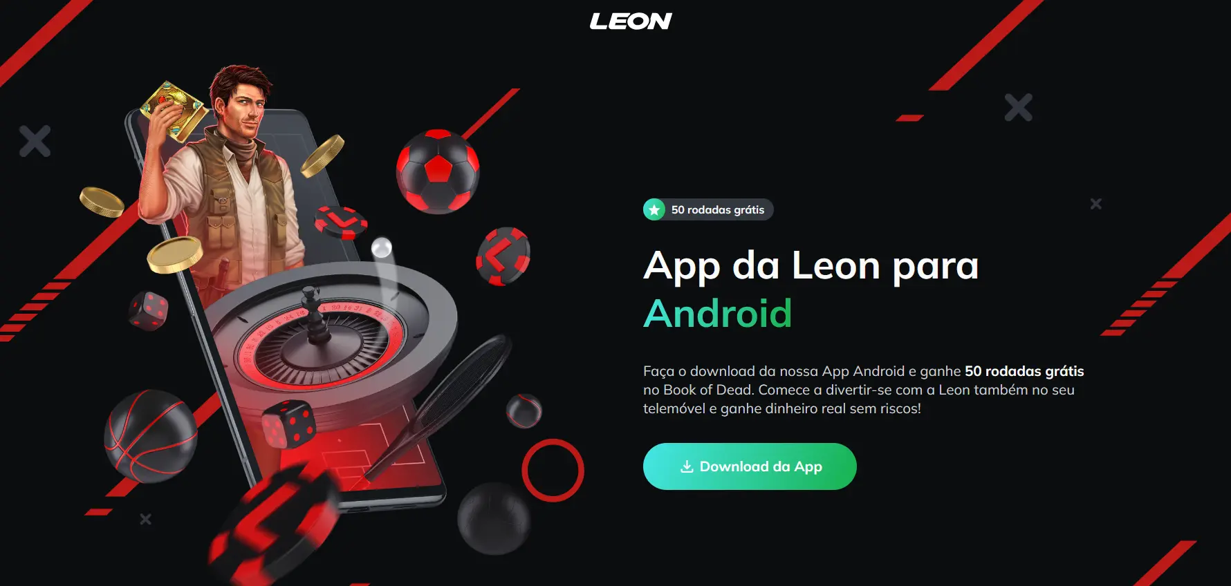 Aplicação móvel Leon para Android