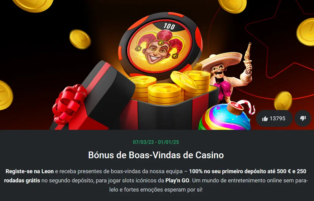 Bónus de boas-vindas do casino