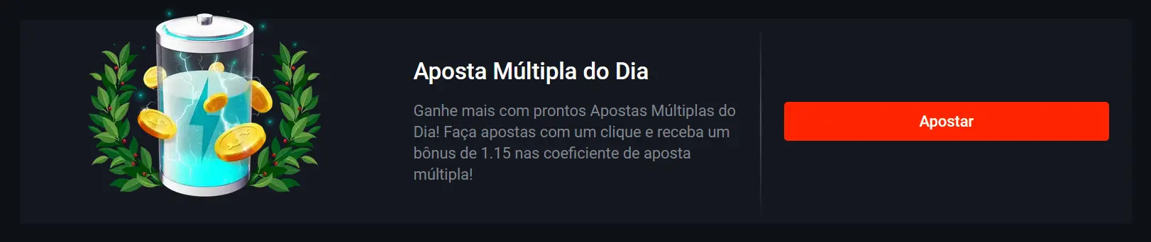 Aposta Múltipla do Dia - Pin Up