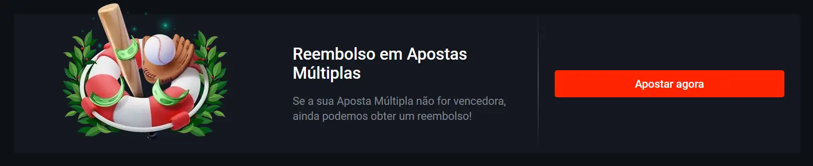 Reembolso em Apostas Múltiplas - Pin Up