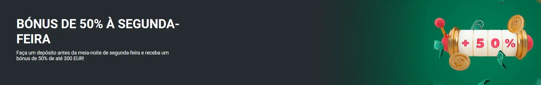 Bónus de 50% na segunda-feira na BetWinner