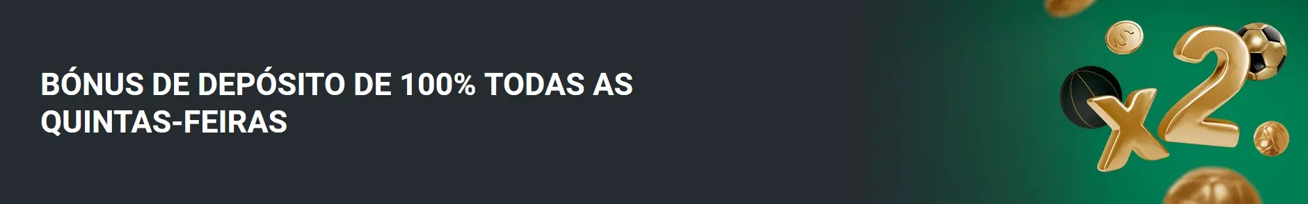Bónus de Depósito de 100% todas as quintas-feiras na BetWinner